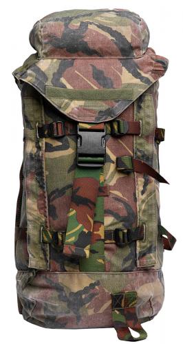 Dutch "Lowe Alpine Strike 40" Backpack, w/o Side Pouches, DPM, Surplus.