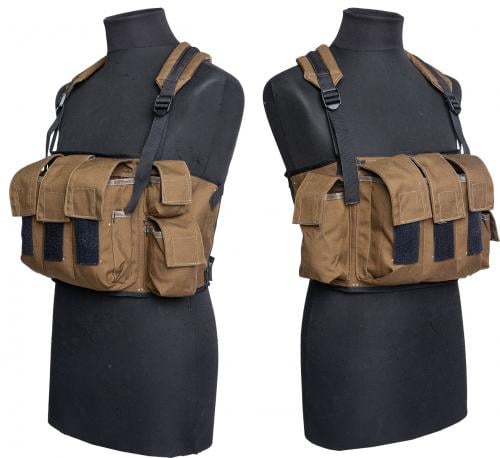 SADF Pattern 83 Chest Rig, surplus. The pictured chestrig is unissued. The new batch is used but intact!