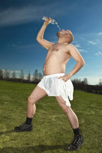 French Sports Shorts, Indecent, White, Surplus.