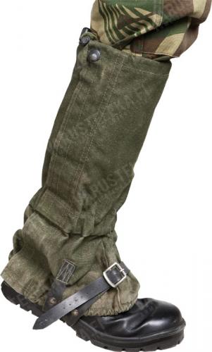 British GS gaiters, olive green, surplus British GS gaiters, olive green, surplus