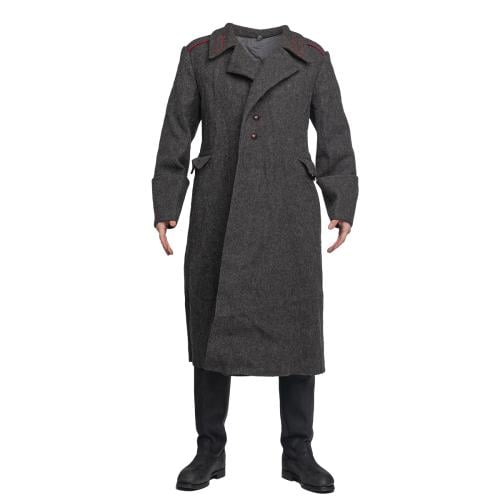 Soviet Era Bulgarian wool winter Army Trenchcoat Greatcoat Communist trench coat 