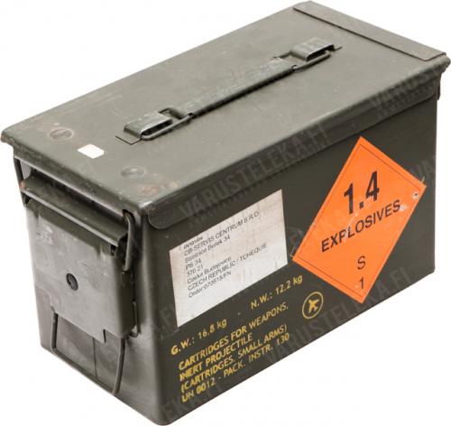 US ammunition box, .50 cal, surplus US ammunition box, .50 cal, surplus
