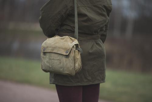 Finnish gas mask bag, surplus.