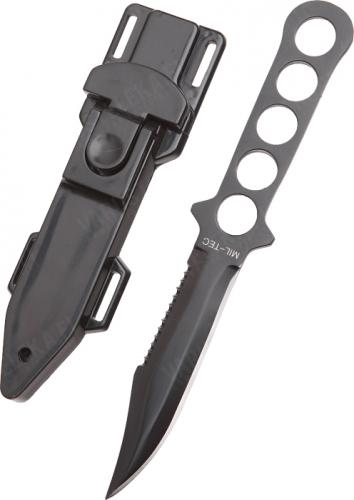 Mil-Tec diving knife, stainless steel. 