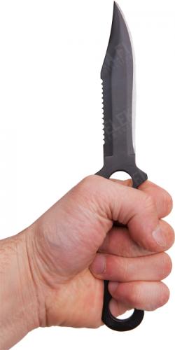 Mil-Tec diving knife, stainless steel.