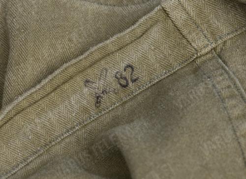 Czechoslovakian work apron, brown, surplus.