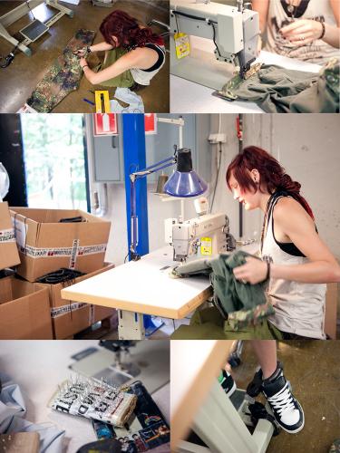 Sewing service, trousers to shorts.