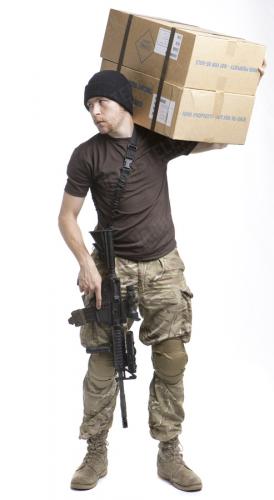 Mil-Tec soft knee pads.