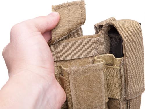 Mil-Tec Modular System magazine pouch, pistol, double.