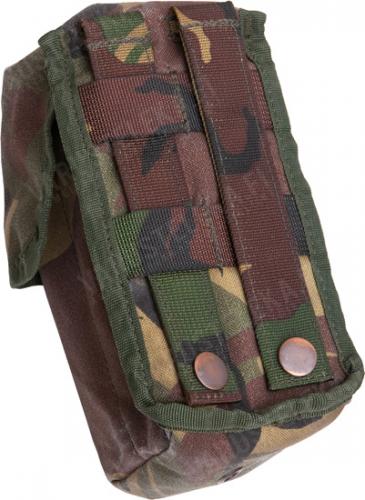 Dutch MOLLE Magazine Pouch, DPM / Woodland, Surplus. 