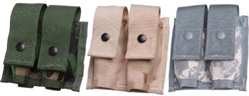 US MOLLE II double 40 mm grenade pouch, surplus.