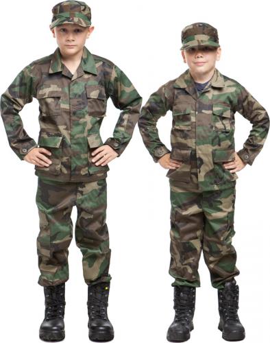 Mil-Tec kids BDU jacket, Woodland.