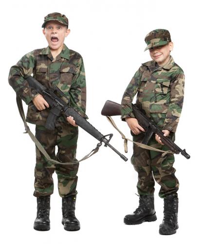 Mil-Tec kids BDU jacket, Woodland.