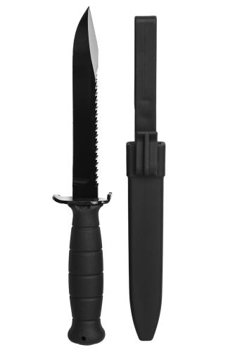 Glock FM 81 Survival Knife with Saw. Black