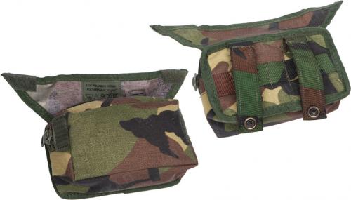 Dutch MOLLE General Purpose / First Aid Pouch, DPM / Woodland, Surplus. 