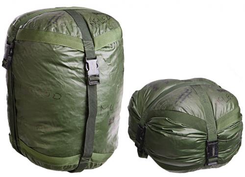 British PLCE sleeping bag compression bag, surplus.
