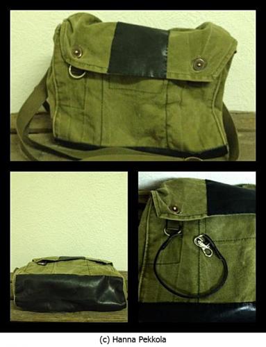 Finnish gas mask bag, surplus.
