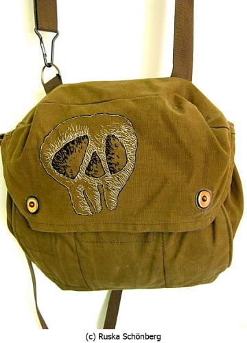 Finnish gas mask bag, surplus.