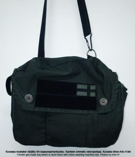 Finnish gas mask bag, surplus.