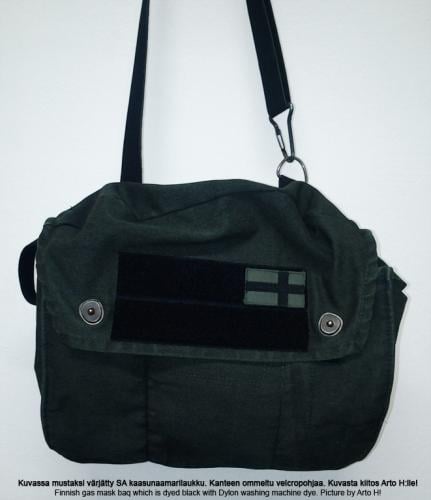 Finnish gas mask bag, surplus. 