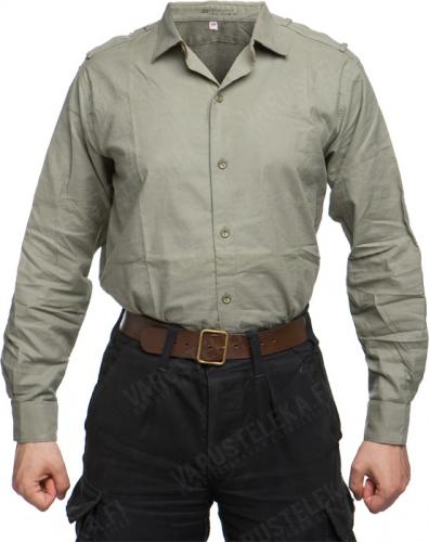 Czechoslovakian M21 Service Shirt, Fully Buttoned, Surplus Czechoslovakian M21 Service Shirt, Fully Buttoned, Surplus