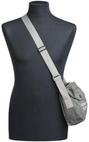 JNA M1 gas mask with carry bag, surplus.