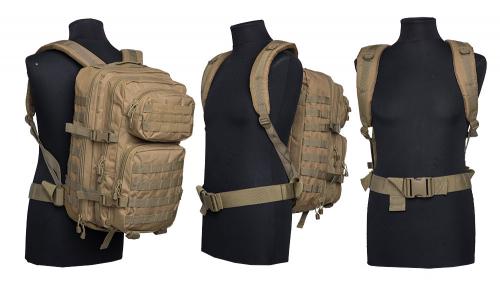 Mil-Tec MOLLE Assault Pack 36L Black