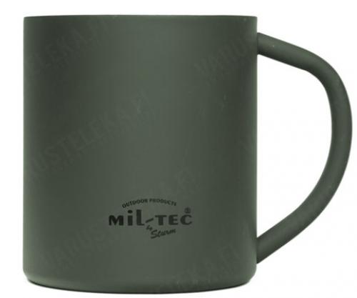 Mil-Tec thermos cup, 450 ml, olive drab.