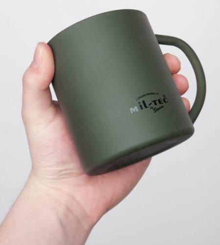 Mil-Tec thermos cup, 450 ml, olive drab.