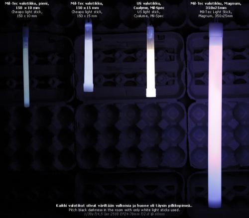 Mil-Tec light stick, 150 x 15 mm.