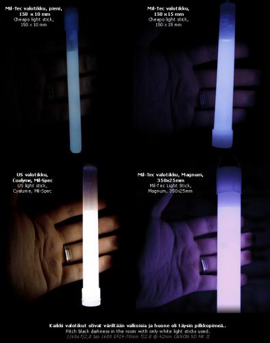 Mil-Tec light stick, 150 x 15 mm.