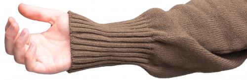 US 5-Button Sweater, OD Brown, Surplus.