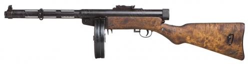 Finnish KP/31 Suomi SMG, without muzzle brake, deactivated.