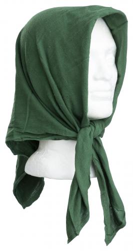 Swedish Square Scarf, Olive Green, Surplus.