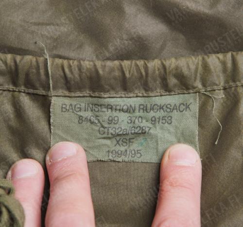 British PLCE bergen liner bag, large, surplus. 