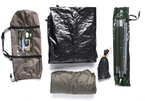 Mil-Tec three person tunnel tent, olive drab.