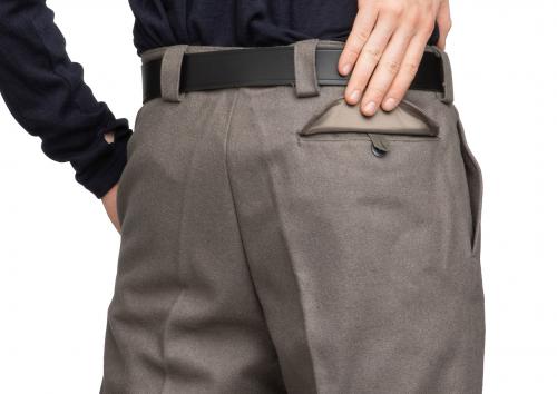 NVA enlisted men's wool trousers, Gray, surplus.