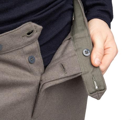 NVA enlisted men's wool trousers, Gray, surplus.
