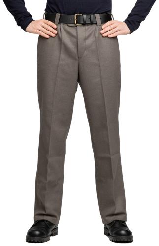 Men Renoir Flat Front Pants 100% Soft Wool Super 140's Classic Fit 508-3  Mid gray - Walmart.com