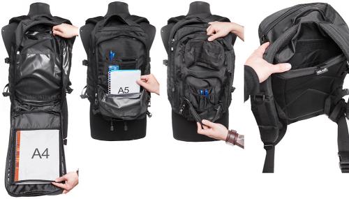 Mil-Tec MOLLE Assault Pack 36L Black