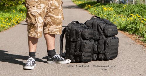 Mil-Tec US Assault Pack Large Tactical Black 