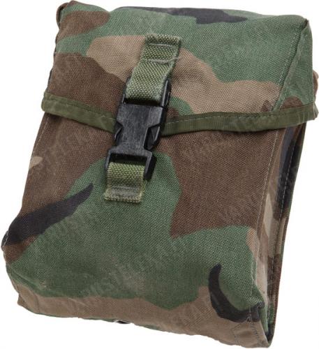 US MOLLE II 200 rnd SAW Gunner pouch, Woodland, surplus US MOLLE II 200 rnd SAW Gunner pouch, Woodland, surplus