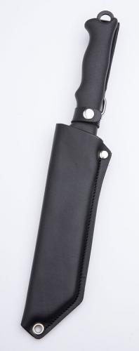Terävä Leather Sheath for Skrama. 240R from the front.