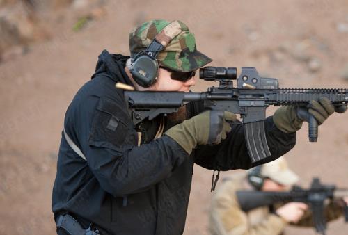 ESS Crossbow Suppressor 2X ballistic glasses.