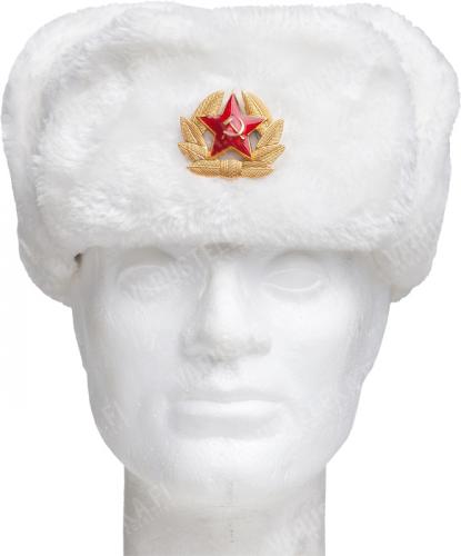 Russian Winter hat with Soviet cockade Russian Winter hat with Soviet cockade
