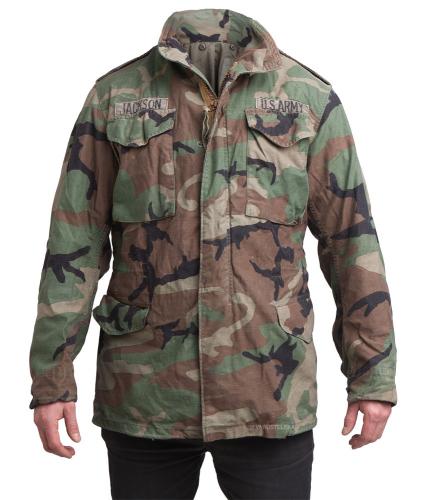 US M65 field jacket, Woodland, surplus US M65 field jacket, Woodland, surplus