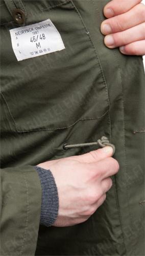 Belgian parka, M88, olive drab, surplus. No warm lining inside, just wear a sweater or a fleece jacket.