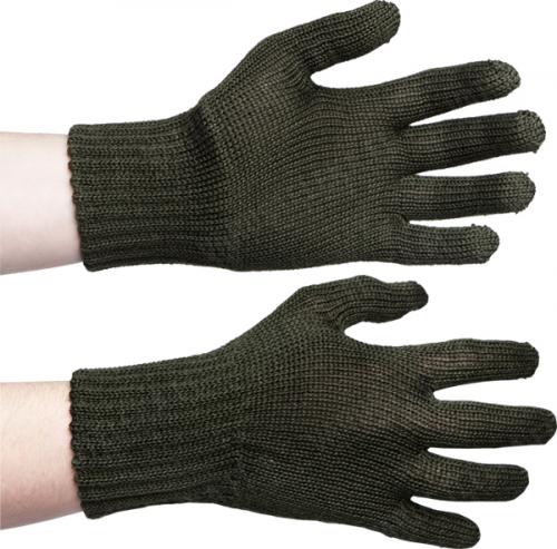 Genuine Yugo JNA Army Military Wool Gloves Trigger Finger Mittens OD Green L XL 
