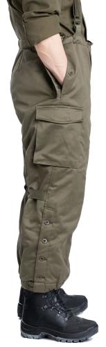 Austrian winter trousers, olive drab, surplus.