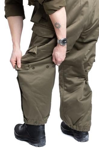 Austrian winter trousers, olive drab, surplus